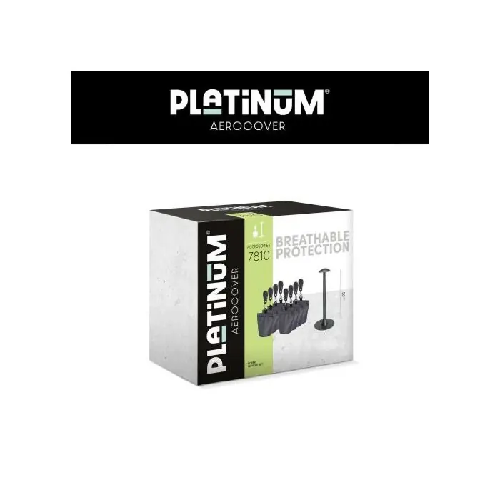 Preiswert Kissenauflagen-Set (8 Stück) schwarz - Platinum
