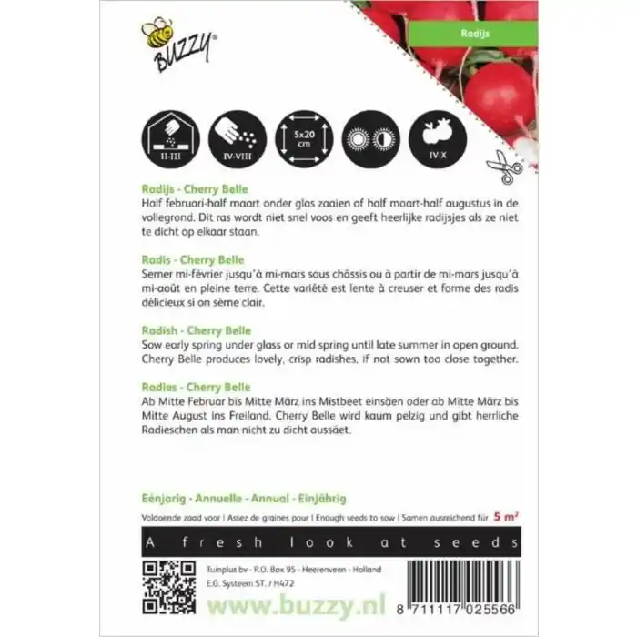 Kracherpreis Buzzy® Radies Cherry Belle