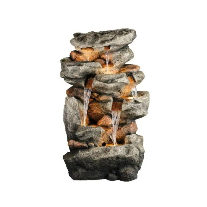 Brunnen Felsen Wasserfall large Rabatt