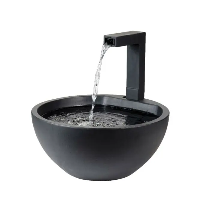 Ausverkauf Wasserspiel Schale Schwarz