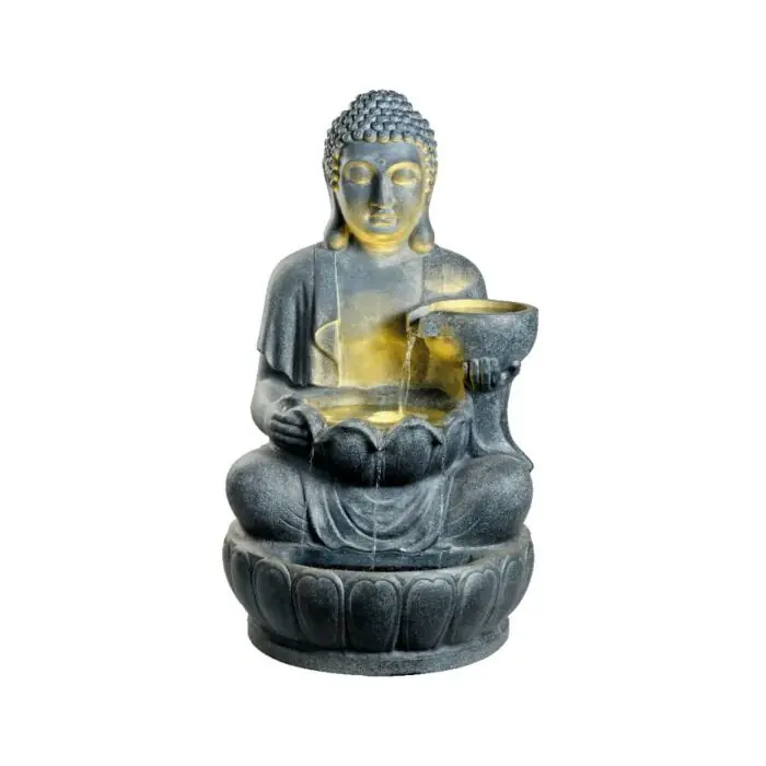 Brunnen Buddha Anthrazit Meistverkauft