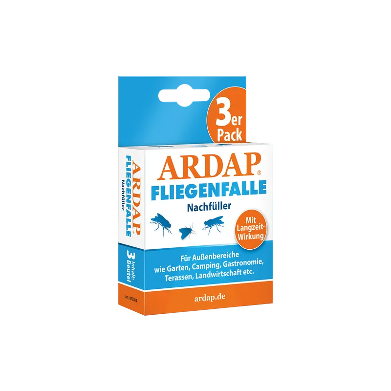 ARDAP Fliegenfalle Nachfüller 3er Pack - Garten Online Shop & Weber Grill Store Solange Der Vorrat Reicht