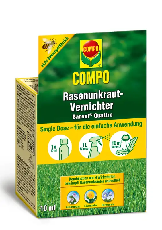 COMPO Rasenunkrautvernichter Banvel Quattro 10ml - Garten Online Shop & Weber Grill Store Heißes Angebot