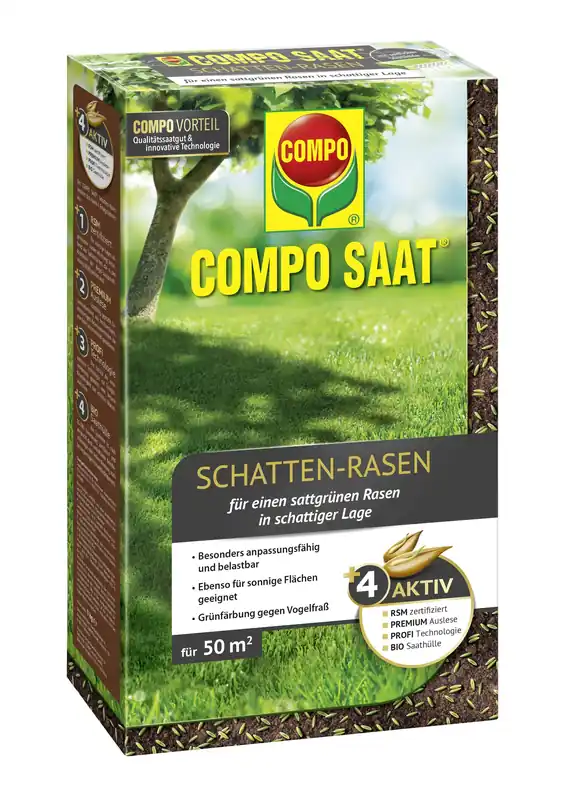 Super-Preis COMPO SAAT Schatten-Rasen 1kg für 50m² - Garten Online Shop & Weber Grill Store