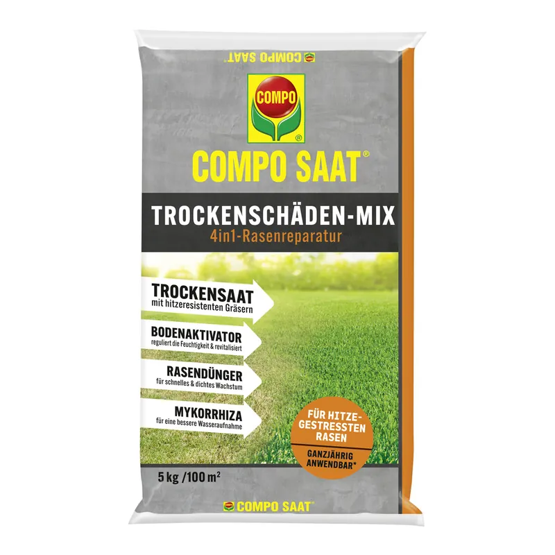 Beliebt COMPO SAAT Trockenschäden-Mix 4in1 5kg für 100m² - Garten Online Shop & Weber Grill Store