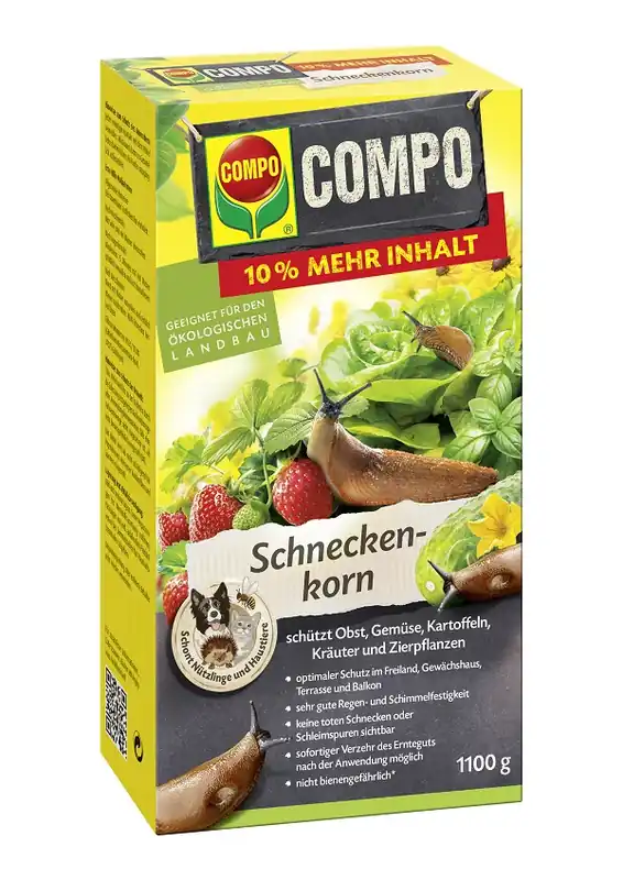 Garantierte Lieferung COMPO Schneckenkorn 1,1kg - Garten Online Shop & Weber Grill Store