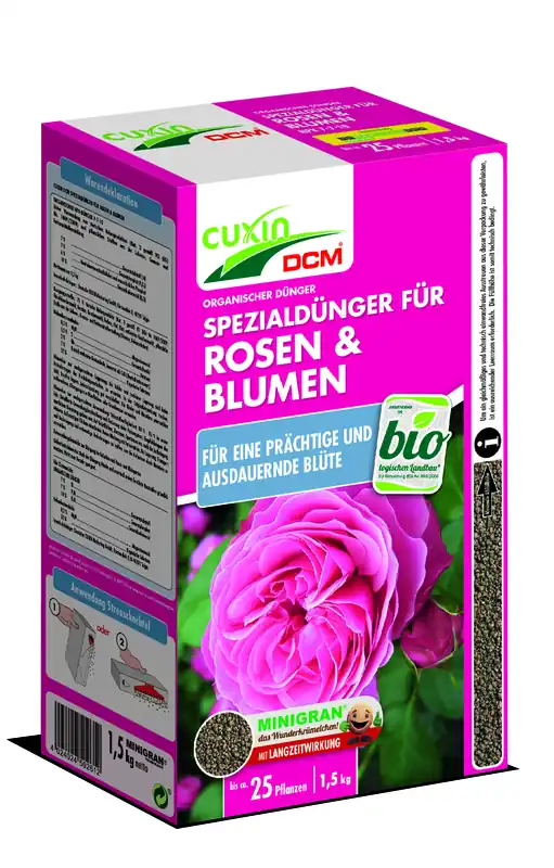 CUXIN DCM Spezialdünger für Rosen 1,5kg - Garten Online Shop & Weber Grill Store Markenware