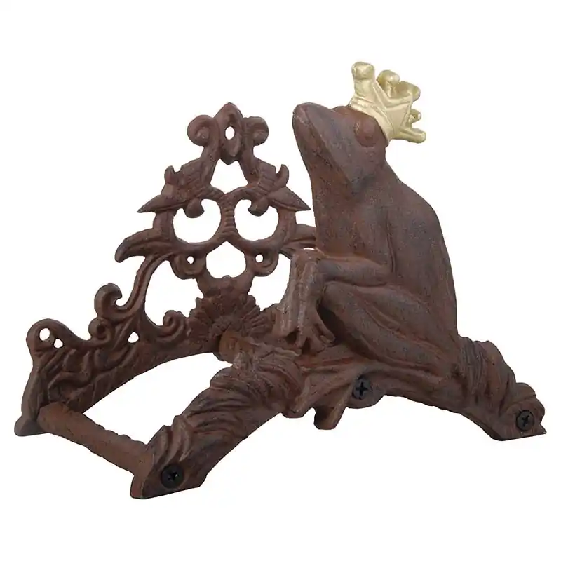 Garantierte Lieferung Esschert Schlauchhalter Froschkönig rost - Garten Online Shop & Weber Grill Store