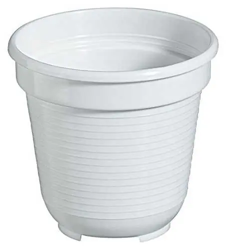 Neuheit Geli Blumentopf Standard 6 cm weiß - Garten Online Shop & Weber Grill Store