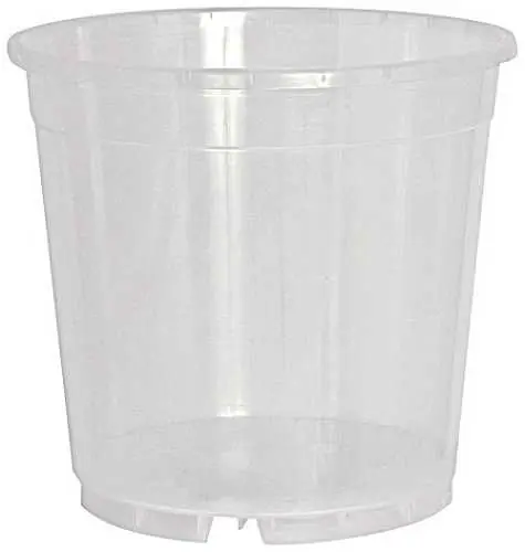 Rabatt Geli Orchideentopf 15 cm / 1,7 Liter transparent klar - Garten Online Shop & Weber Grill Store