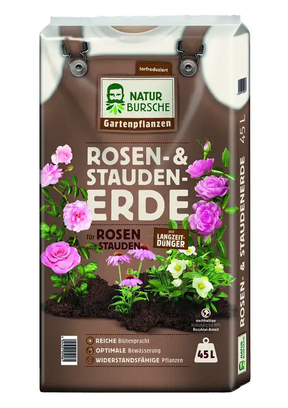 Naturbursche Rosen- und Staudenerde 45l - Garten Online Shop & Weber Grill Store Jetzt Bestellen