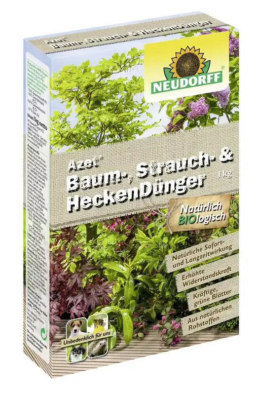Heißes Angebot Neudorff Azet Baum-, Strauch- und HeckenDünger 1kg - Garten Online Shop & Weber Grill Store