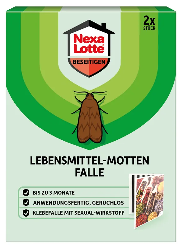 Schnäppchen Nexa-Lotte Lebensmittel-Motten Falle 2 Stück - Garten Online Shop & Weber Grill Store