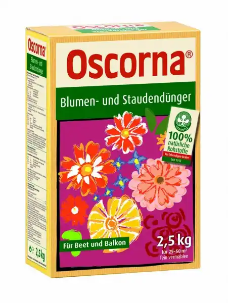 Oscorna Blumen- und Staudendünger 2,5kg - Garten Online Shop & Weber Grill Store Garantierte Lieferung