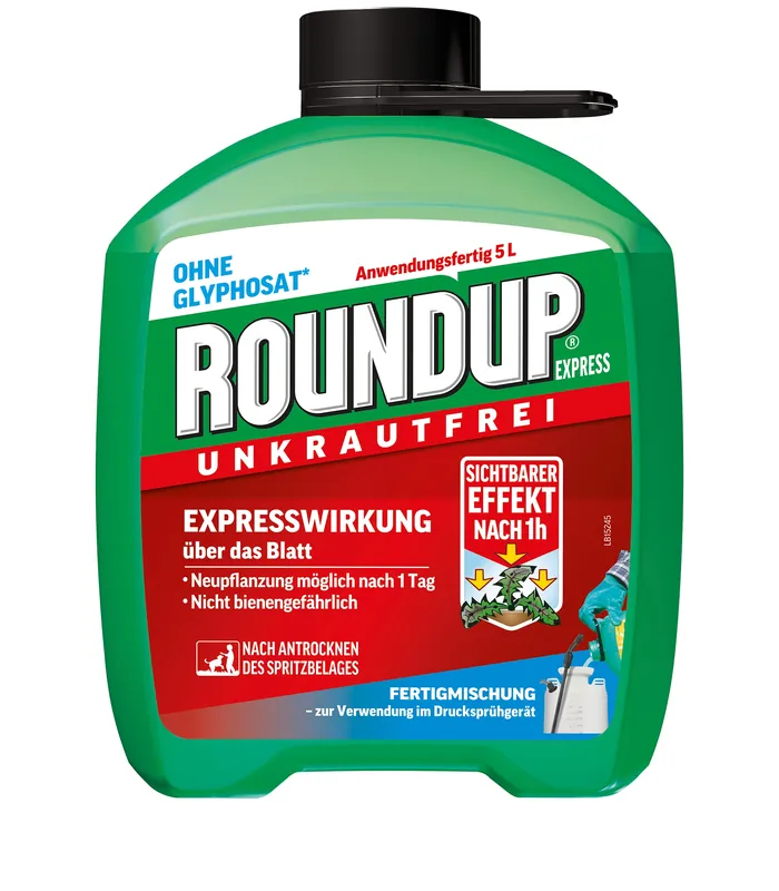 Roundup Unkrautfrei Express Fertigmischung 5l - Garten Online Shop & Weber Grill Store Kostenloser Rückversand