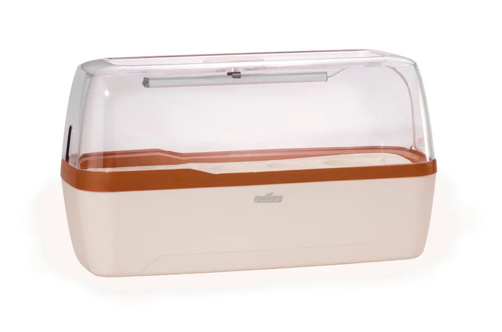 Romberg BOQUBE L Plus LED Gewächshaus & Pflanzkasten-System creme/kupfergold - Garten Online Shop & Weber Grill Store Neue Kollektion