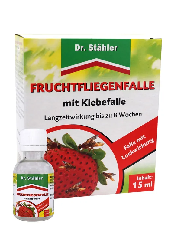 Dr. Stähler Fruchtfliegenfalle mit Klebefänger 15ml, 1 Stück - Garten Online Shop & Weber Grill Store Ausverkauf