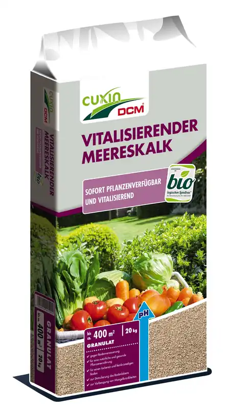 CUXIN DCM Vitalisierender Meereskalk 20kg - Garten Online Shop & Weber Grill Store Gratis Versand