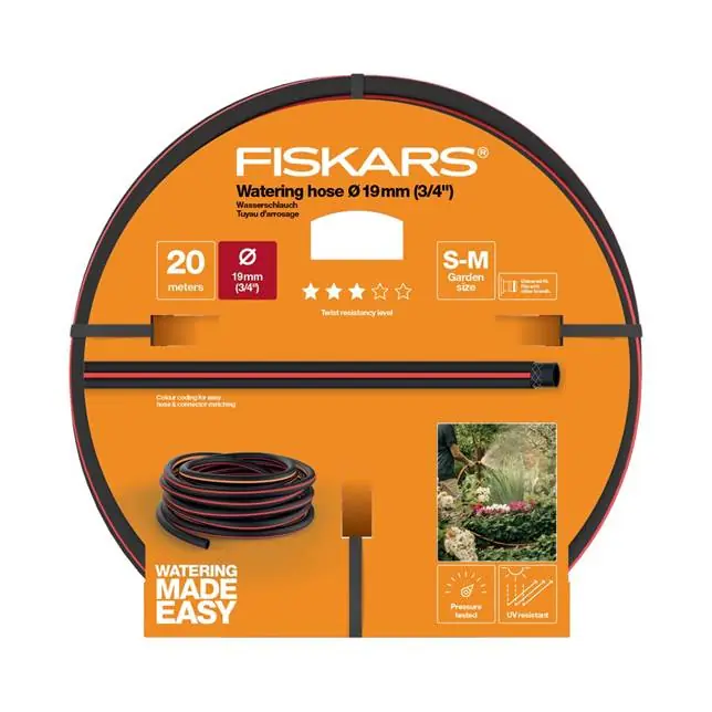 Fiskars Wasserschlauch 19mm (3/4"), 20m Q3 - Garten Online Shop & Weber Grill Store Knallerangebot