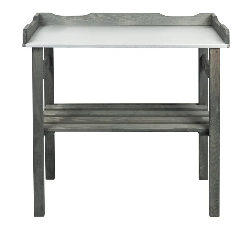 mgc24 Pflanztisch 78x38x82cm Kiefer anthrazit/grau, verzinkte Arbeitsplatte - Garten Online Shop & Weber Grill Store Kostenloser Versand