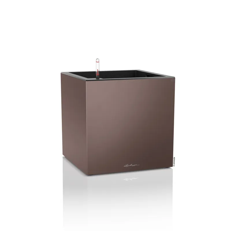 Echt LECHUZA CANTO Premium 40 Würfel Komplettset espresso metallic - Garten Online Shop & Weber Grill Store