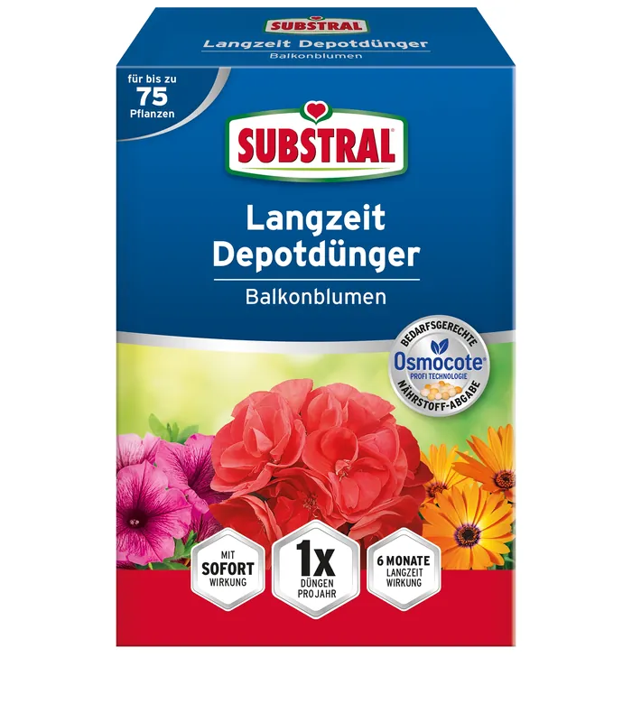 Rabatt Substral Langzeit Depotdünger Balkonblumen 750g - Garten Online Shop & Weber Grill Store