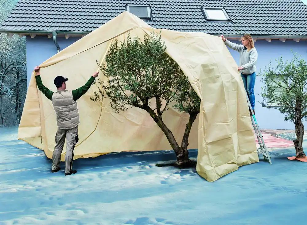Videx Winterschutz Mega Vlieshaube XXL EXTREME 300x200cm 140g/m² beige - Garten Online Shop & Weber Grill Store Angebot