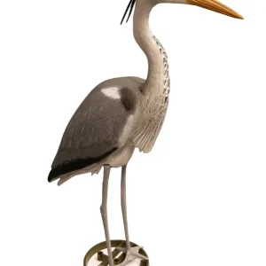 Neue Ware Fischreiher 2 Füße Erdspieß H87 cm