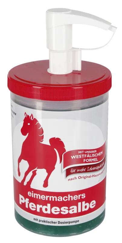 EimermachersPferdesalbe 1000ml Dose mit Spender Mega-Angebot