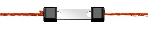Neue Ware Litzclip Litzenverbinder 3mm gerade, Edelstahl, 10 Stück