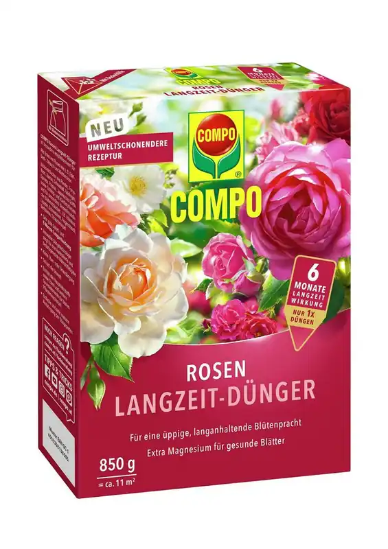 COMPO Rosen Langzeit-Dünger 850 g Letzte Chance