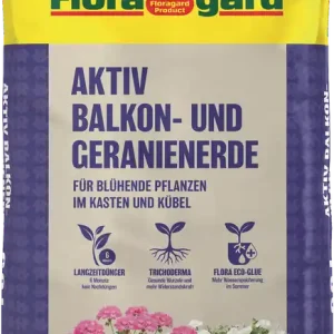 Must-Have Floragard Aktiv Balkon-Geranie nerde 60 L, E 42