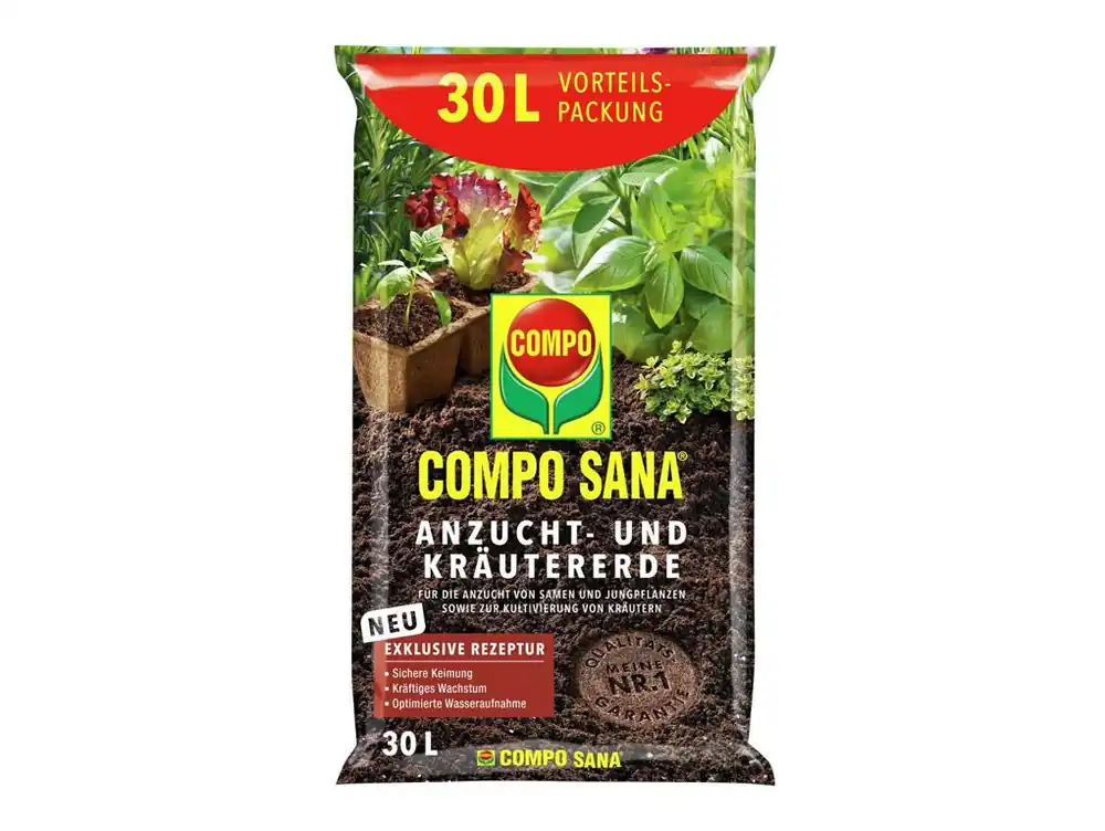 Echt COMPO SANA® Anzuchterde Kräutererde 30 L