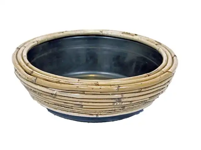 Drypot Round Stripe Grey D30H12CM Wochenendangebot