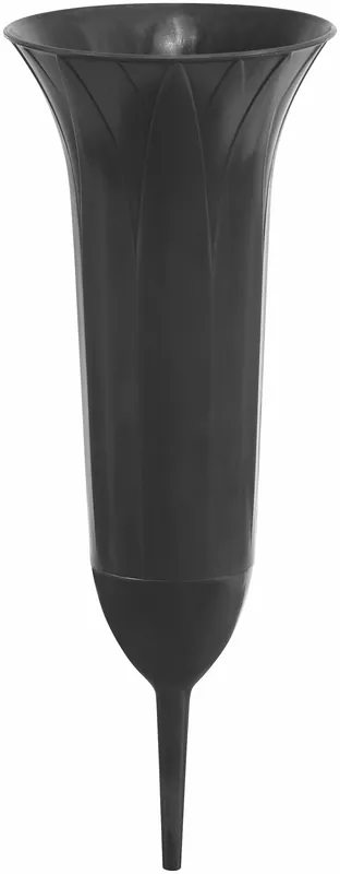 Grabvase 31 cm anthrazit Nur Heute