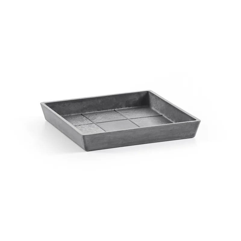 Direktkauf Ecopots Untersetzer Quadr. d‘grau 22x22xH2,6cm/1,0 l