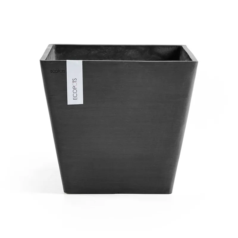Ecopots Rotterdam dunkelgrau 40x40xH 35 cm/37,6 l Begrenztes Angebot
