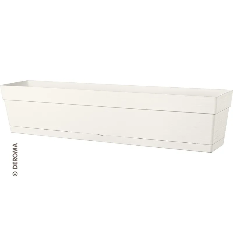 Pflanzkasten Save 78 cm weiss L x 78,1 B x 16,6 H x 17 Neue Ware