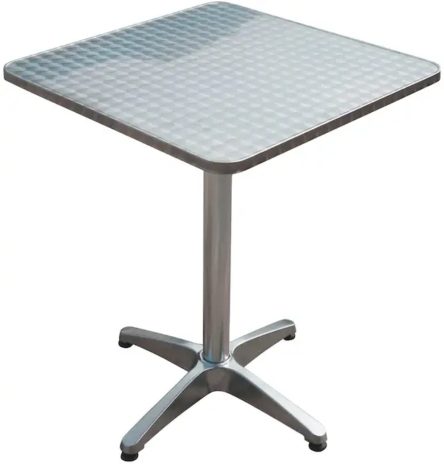 Markenprodukt Garden Pleasure Gartentisch »Bistro Tisch, quadratisch, Alu-Gest« Gartentisch, Bistro Tisch, OTTOs Choice, klappbar, BxTxH: 60x60x70 cm