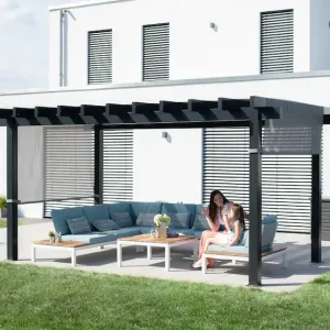Heißes Angebot Sojag Pavillon »Pergola Yamba 10x16 anthrazit« BxTxH: 495x295x253 cm