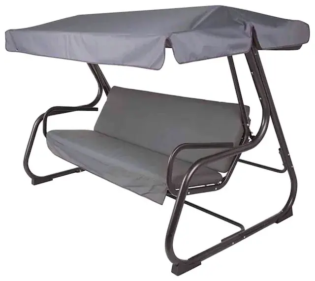 Siena Garden Hollywoodschaukel »Parma« BxT: 132x209cm, anthrazit/grau Mega-Angebot