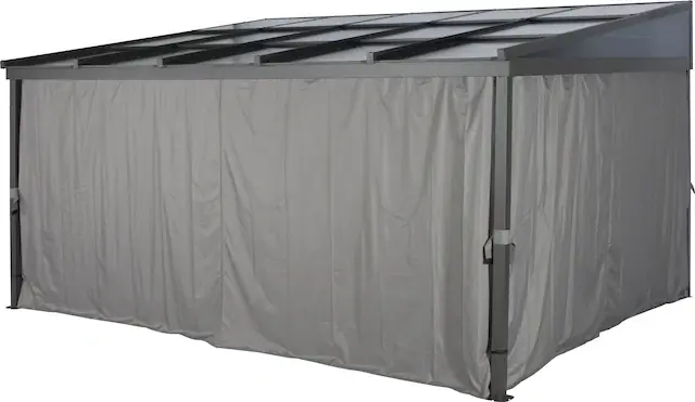 KONIFERA Pavillonseitenteil für Anbaupavillon Bilbao, BxT: 480x360 cm, UV-beständig, wasserdicht Neu Im Sortiment