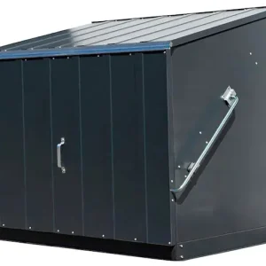 Trimetals Fahrradbox »Stowaway« Mülltonnenbox für 2x240 l, Stahl, (BxTxH): 138x89x113 cm Nur Für Kurze Zeit