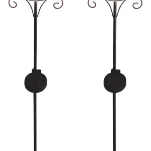 LUXFORM Gartenleuchte »Solar-Erdspieß-Gartenlampe - Mandala - 2 Stück« LED-Modul 2 Stk. Dekoratives Gartenornament Neu Im Sortiment