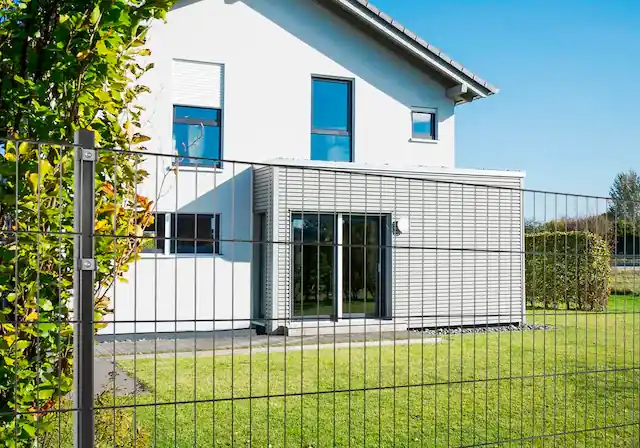 Kostenfreie Lieferung Peddy Shield Doppelstabmattenzaun 123 cm hoch, 10 Matten für 20 m Zaun, mit 11 Pfosten