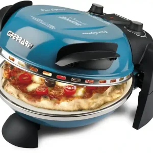 G3Ferrari Pizzaofen »G3Ferrari Delizia G1000604 blau inkl. Pizzaschaufel + Rezeptheft« bis 400 °C mit Pizzastein  – die Ikone unter den Pizzaöfen Geprüft
