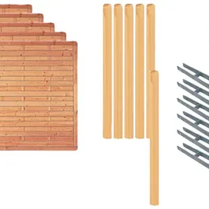 Tetzner & Jentzsch Dichtzaun »Atlanta 3« 5 Elemente, LxH: 954x180 cm Ausverkauf