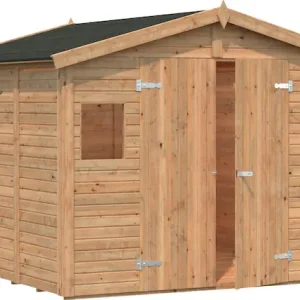 Angebot Palmako Gerätehaus »Dan« hellbraun