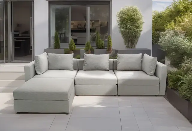 DOMO collection Sofaelement »Solskin, individuell erweiterbar/kombinierbar« mit losen Kissen. Rücken- und Seitenteile als Stecksystem. Top-Seller