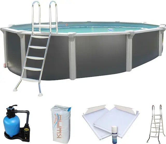 KWAD Rundpool »»Supreme« all in Premium Folie« ØxH: 460x132cm, inkl. Bodenisolationsset Sofort Bestellen